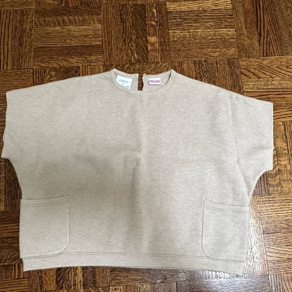 Zara Cream Knit Top
